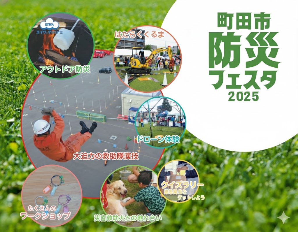 11/2 町田防災フェスタに参加します